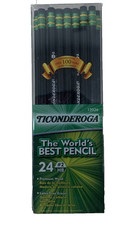 Ticonderoga Pencils Wood Graphite 2 HB Soft, Black, 15 Pencils 13926 