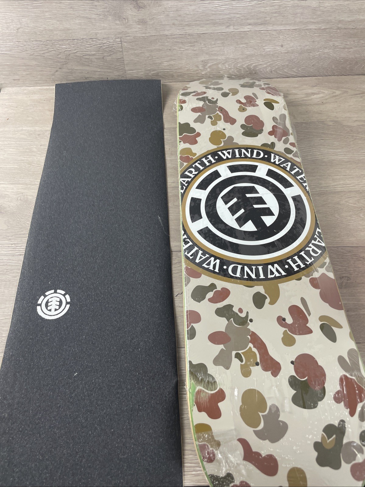 New Element Earth Wind Water Skateboard Deck Camo 8.2 Blue S