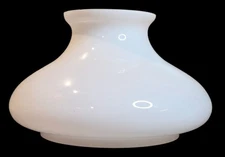 Vintage Opal Tam O Shanter Lamp Shade 7" Fitter Opaline Student Lamp Milk Glass
