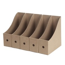 Kraft Paper File Folder Divider Desktop Organizer Uchwyt na magazynki Pudełko do przechowywania