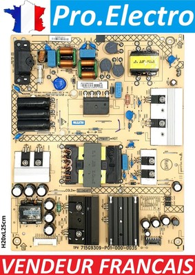 PIECES DETACHEES: Carte d'alimentation Tv Philips 65PUS7805/12 715GA018-P01- 006-003S KSP650515 - D'occasion en très bon état