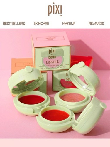 NIB Pixi Beauty Lip Mask Tinted Lip Jelly Gloss Trio LOT - Picture 10 of 13