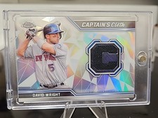 2021 Topps Chrome Captain's Cloth Relics Game-Used Memorabilia David Wright-Mets