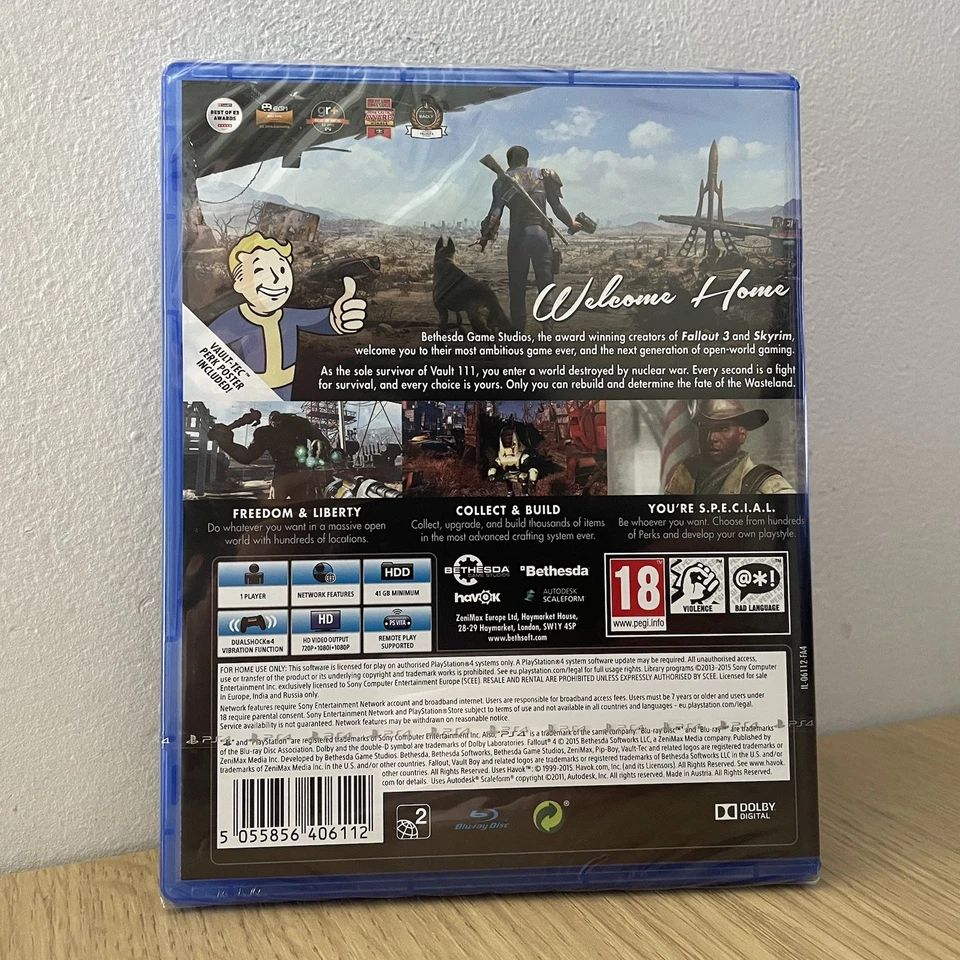 Fallout 4 (PS4) [BRAND NEW & SEALED] 🚚📦 **GENUINE UK SEALED** - Image 3 of 4