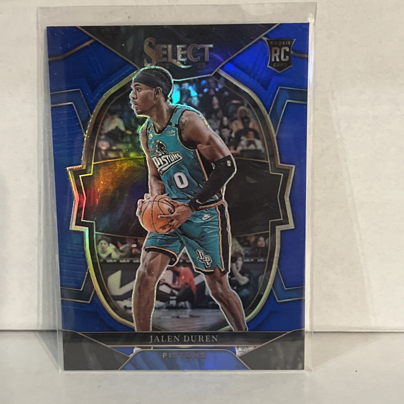 Jalen Duren 2022-23 Panini Select Blue Prizms #98 Rookie Card (RC) Pistons MINT