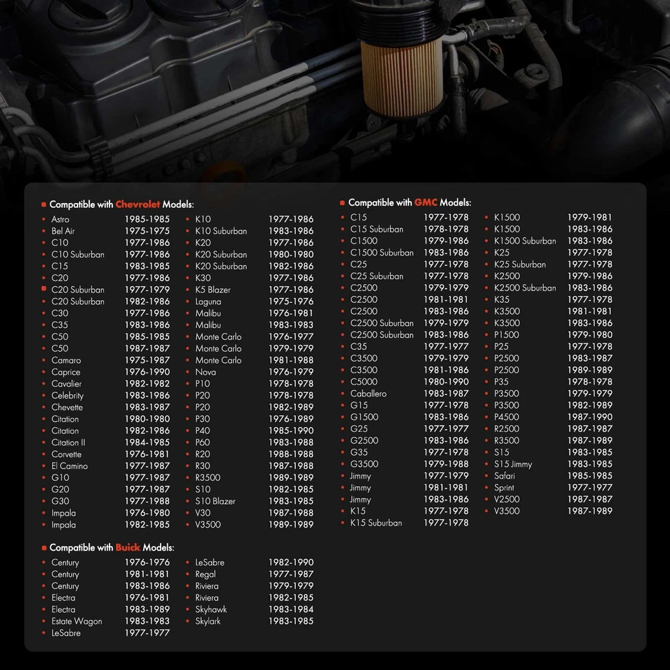 Fuel Filter for GMC Safari Buick Regal Jeep Oldsmobile Pontiac Checker Cadillac - Image 2 of 4