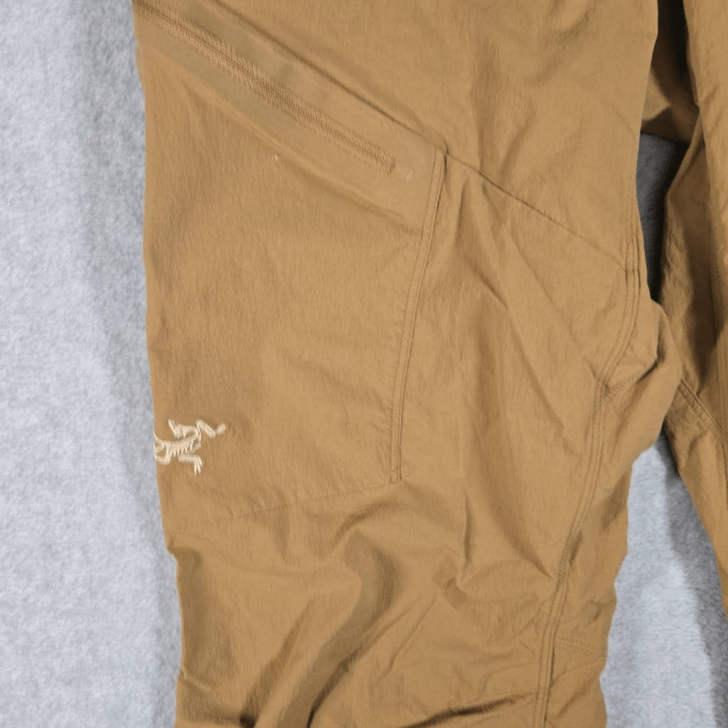 Arcteryx Pants Mens 28x32 Khaki Palisade Hiking Lightweight Outdoor Belted thumbnail 4