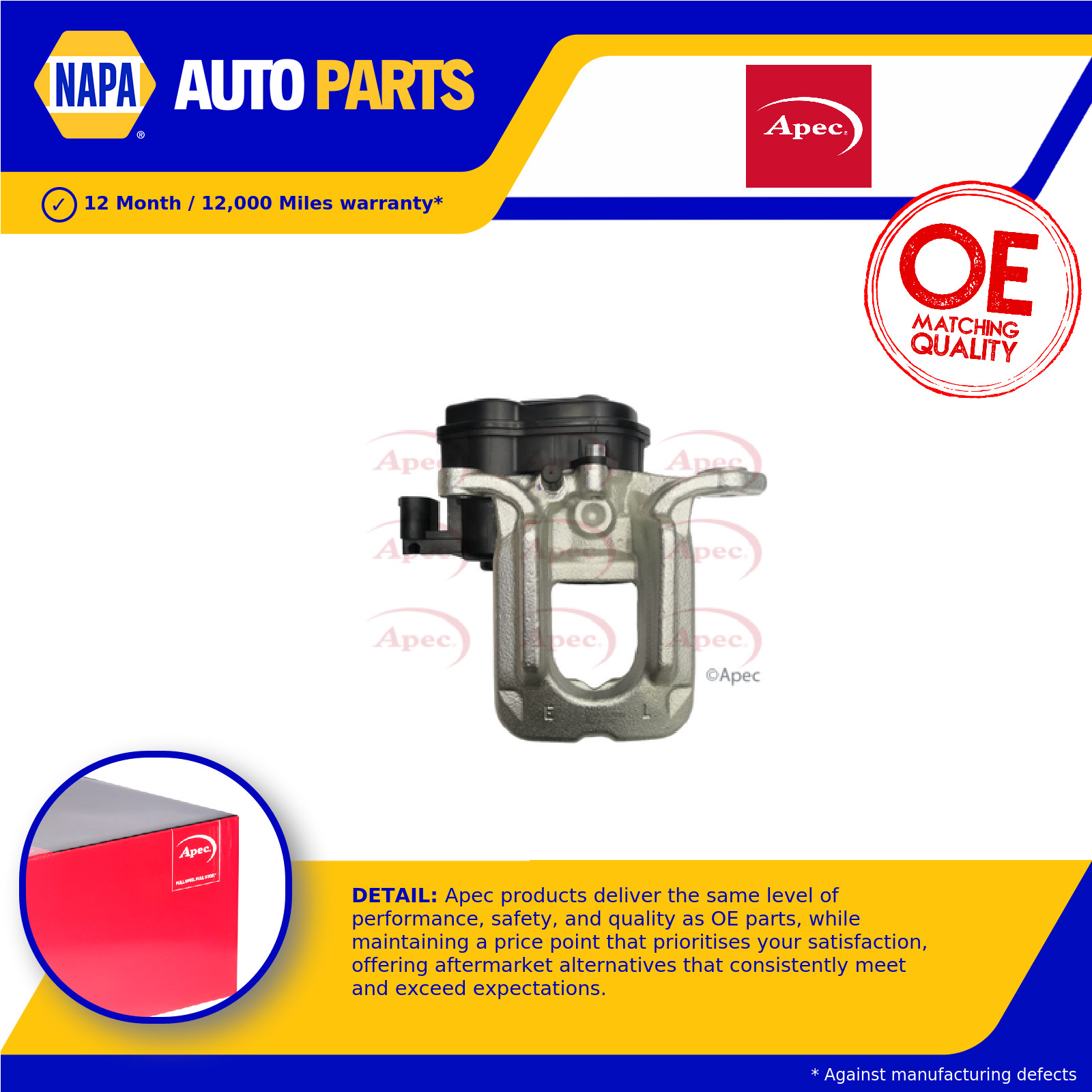 Brake Caliper LCA1574N Apec 34206786057 Genuine Top Quality Guaranteed New