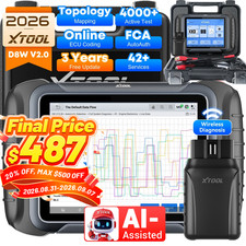 Xtool D8w V2.0 All System Diagnostic Obd2 Scanner 42 Services Topology Mapping