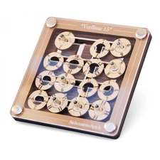 Verflixte 15 - Sliding Wooden Brain Teaser Puzzle