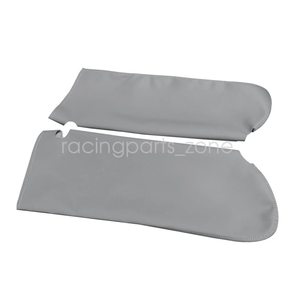 Replacement Leather Sun Visor Cover Gray For 1995-99 Chevy Tahoe Suburban Yukon - Imagem 4 de 4