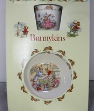 Royal Doulton Bunnykins 3 Pieces Children  s Original Set Plate Cup/Mug Bowl NIB