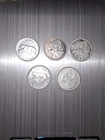 Canadian Silver Quarters Lot of 5