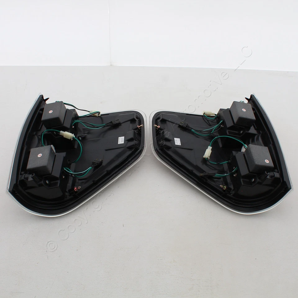 Pair Anzo 311147 Rear Chrome w/ Red Inserts LED Tailights for 2009-14 Ford F-150 - Imagem 3 de 4