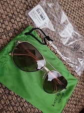 Kate Spade New York Emmaline Rose Gold Aviator Sunglasses