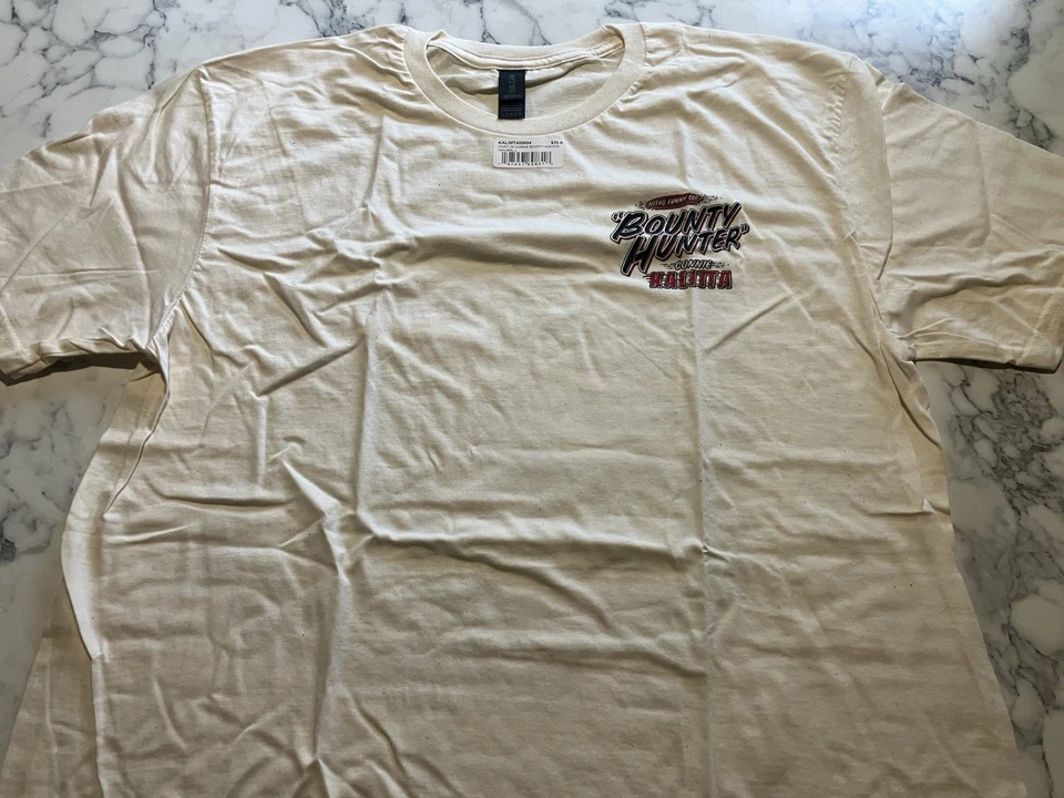 CAMISETA "BOUNTY HUNTER" OFICIAL DE CONNIE KALITTLA DE LA NHRA DRAG RACING TALLA GRANDE Foto 4 de 4