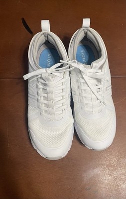 Women s Vionic Captivate Walking Shoes Size 10 Off White Comfort Sneakers Ortho