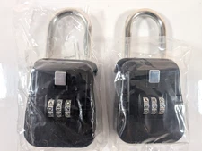 2 -True Power  Security Key Safe Combination Lock Boxes with Door Hanger