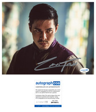 Lewis Tan 'Into The Badlands’ Signed 8x10 Photo 'Gaius Chau' ACOA