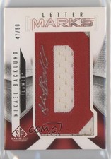 2009-10 SP Game Used Edition Letter Marks 47/50 Mikael Backlund #LM-MB Auto 7i6