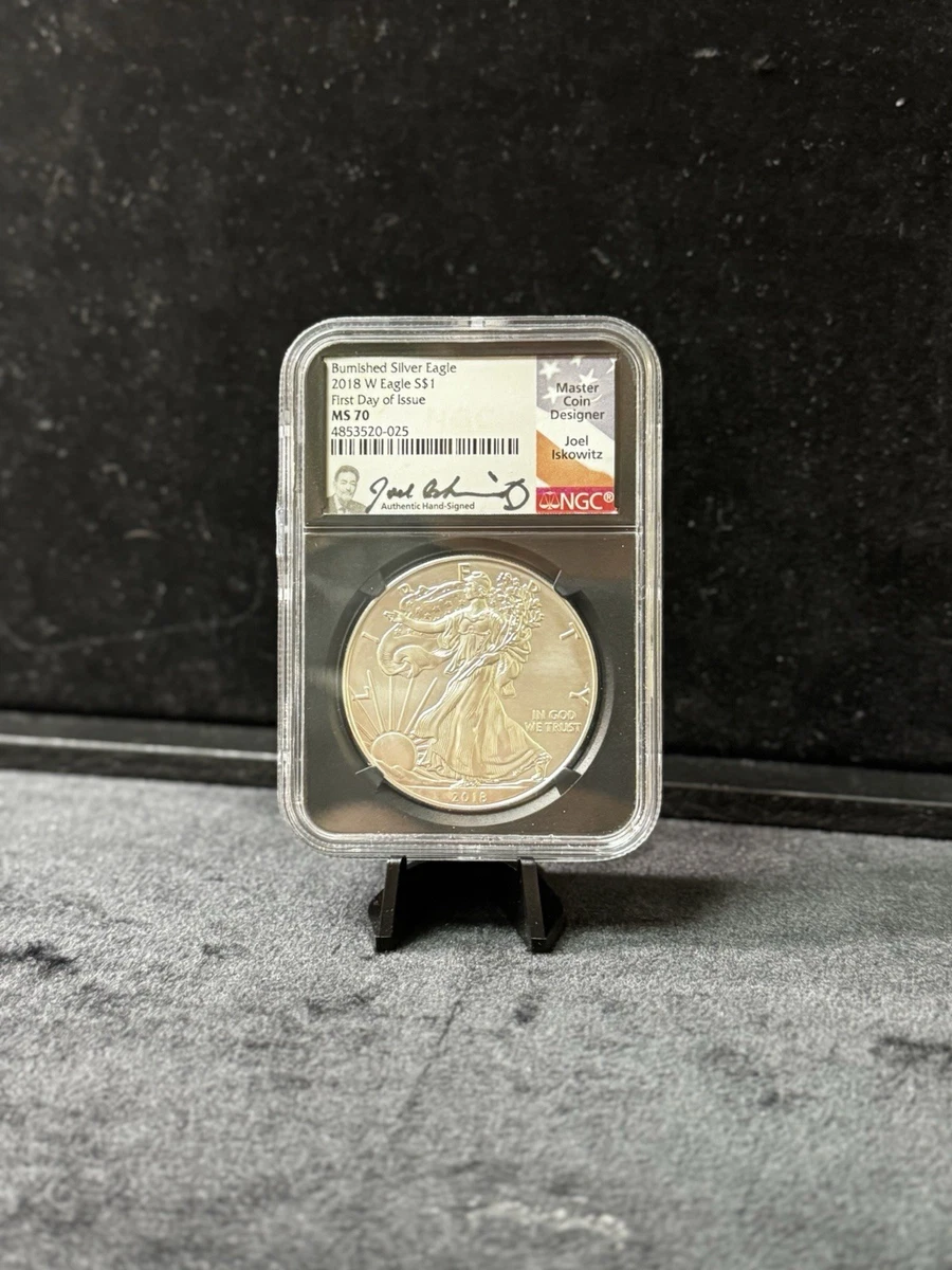 American Eagle MS 70 Graded 2018 Silver Bullion Coins for sale | eBay