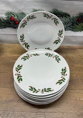 IRIS Cluj-Napoca Romanian 10  Christmas Dinner Plate Holly & Red Berries JRJS