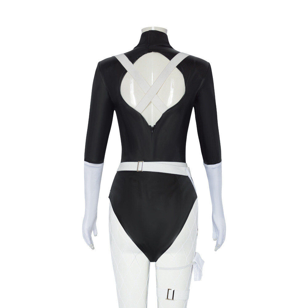Cosplay The Punisher Female Jumpsuits Costume Halloween Superhero Bodysuit Suit