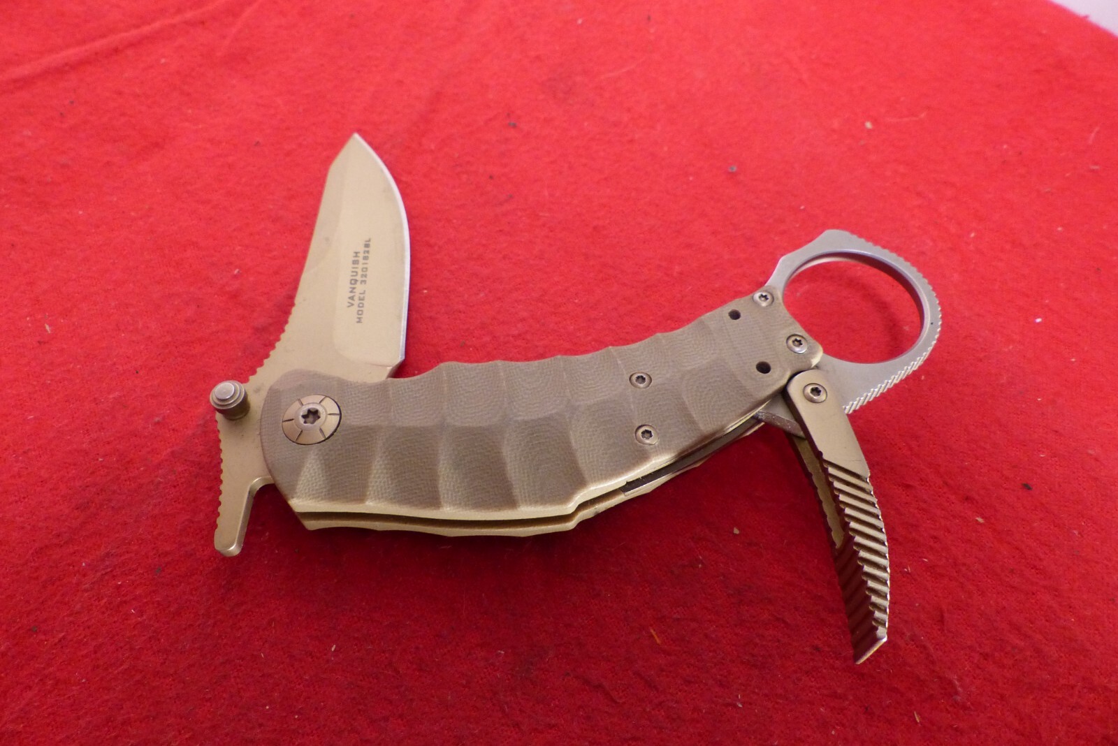 Browning Knives Model 320182BL 5.5" VANQUISH Linerlock Lock Blade Knife eBay