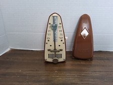 Wittner Taktell Piccolo Metronome Brown Made In Germany Tested Working