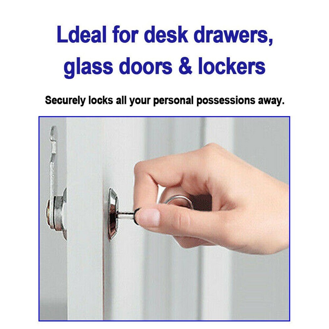 Tubular Cam Lock Cupboard Toolbox Safe Drawer RV Lock Camper