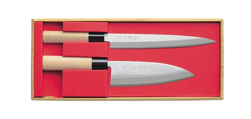 Couteau japonais Sashimi et Deba Sekiryu pour découpe de poisson