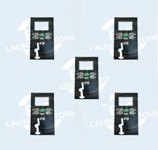 5 Pack Speed Queen Dryer Overlay EC Text 300D Part  70113601 Black