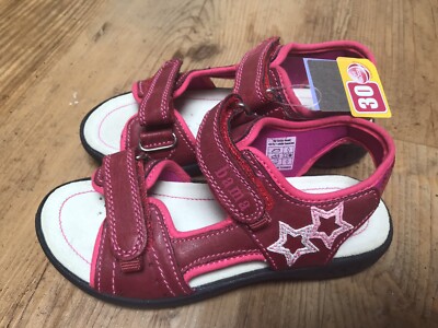  Mädchen Sandalen von Bama Echtes Leder Gr. 31  NEU Rot   