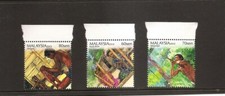 MALAYSIA Indigenous Aboriginal Peoples Set of 3 2010 Scott 1324-6 SG 1707-9 MNH