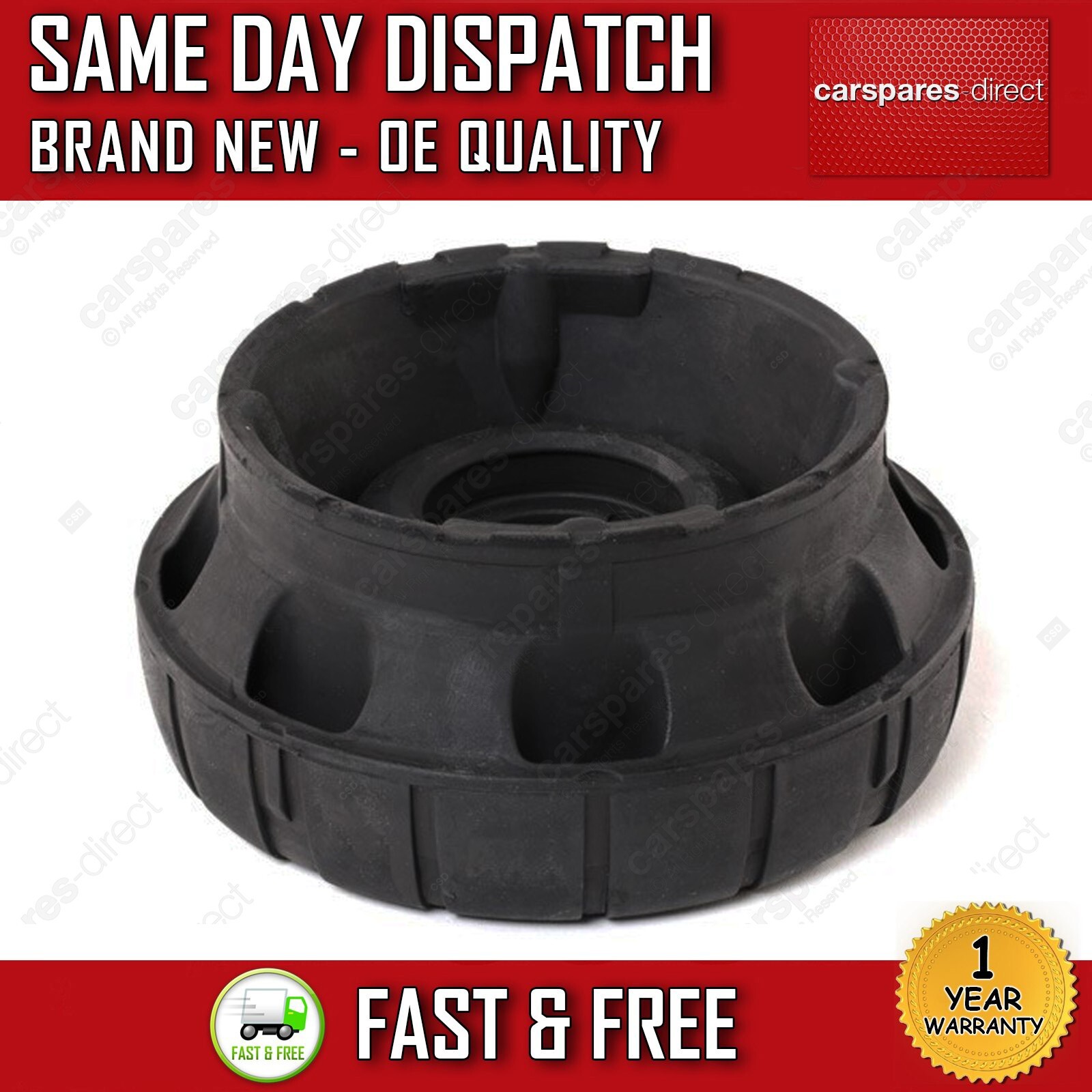 VAUXHALL VIVARO FRONT STRUT TOP MOUNTS & BEARINGS x2 SUSPENSION 01ON