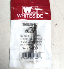 NEW Whiteside Router Bits 1060 Straight Bit with 5/16-Inch Cutting Diameter