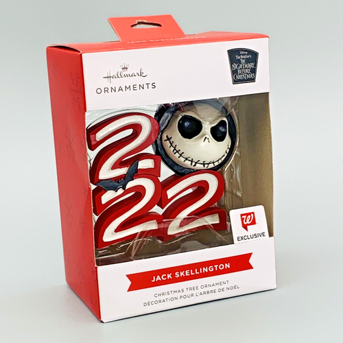 Nightmare Before Christmas JACK SKELLINGTON 2022 Hallmark Ornament New