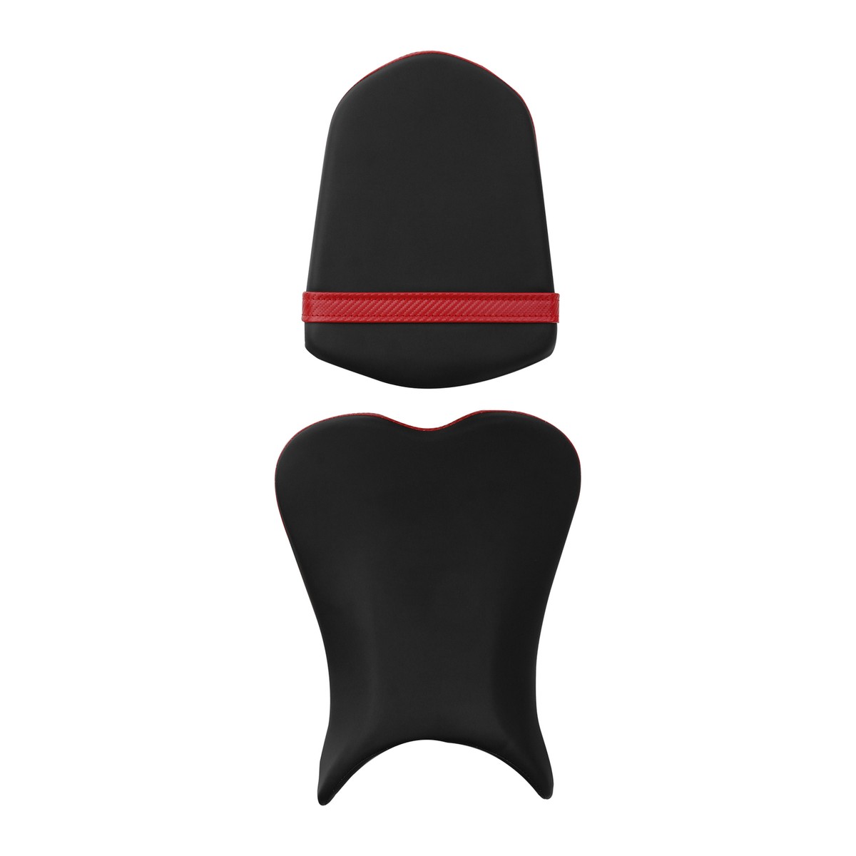 Black Red Driver Rider & Passenger Seat Fit For Suzuki GSXR600