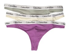 Image of Pack 3 women's brief slip tripack woman underwear CK CALVIN KLEIN item QD3587E T