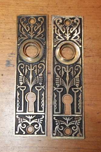 Antikes viktorianisches Branford H-20400 C: 1893 Bronzeguss Streichholz Set W-48 - Bild 6 von 13