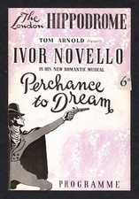 Ivor Novello "PERCHANCE TO DREAM" Margaret Rutherford 1945 London Playbill