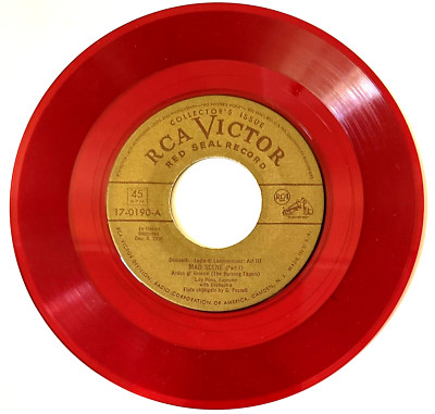 Lily Pons Lucia Lammermoor act lll (3) RCA Victor Red Seal Vinyl Record 45rpm