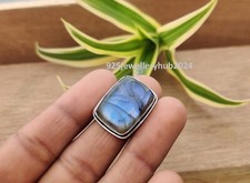 Natural Labradorite Gemstone 925 Sterling Silver Gift For Her Women Ring PG4297