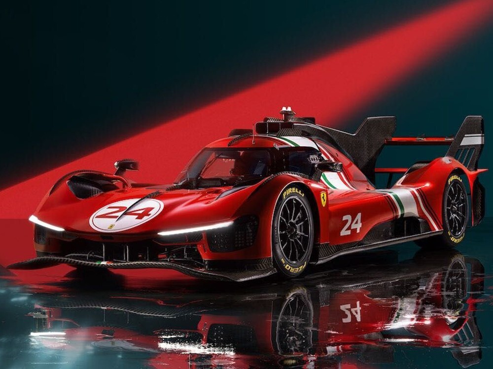 FERRARI 499P MODIFICATA #24 КРАСНАЯ ВЕРСИЯ ДЛЯ ЗАПУСКА 1/18 ОТ LOOKSMART LS18RC028