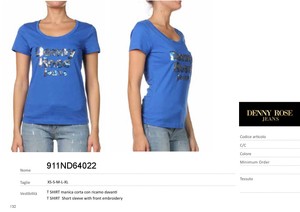 Denny Rose outlet -50% 911ND64022 Jeans felpa t-shirt 2019 disponibile |  eBay