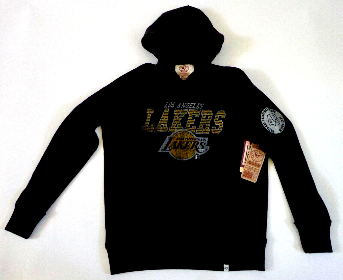 Los Angeles Lakers Sweater Youth 47 Brand Basketball Hoodie Youth Kids Small