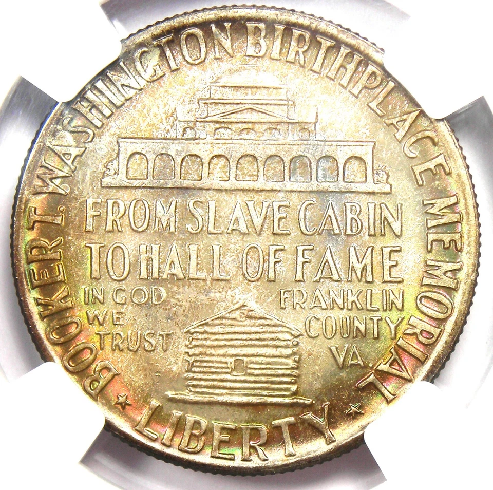 1946 BTW Booker T Washington Half Dollar 50C Coin - NGC MS67 - $1,150 NGC Value - Image 4 of 4