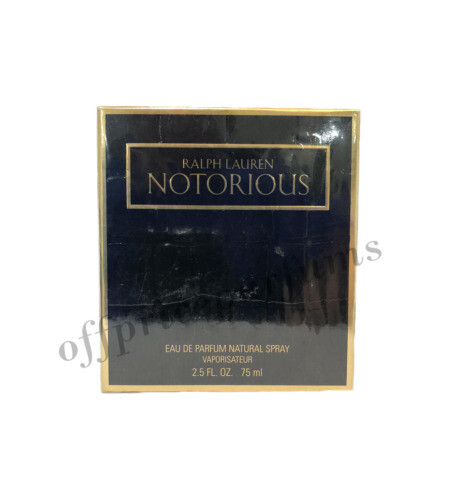 Ralph Lauren Notorious Perfume Natural Spray 2.5 Fl Oz New in Box