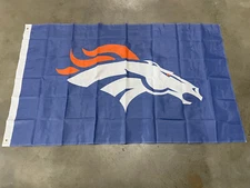 Denver Broncos 3x5 Foot Banner Flag Nfl Football