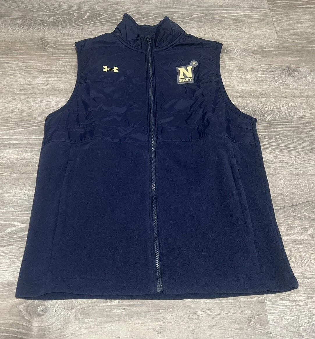 Under Armour Navi ColdGear Reactor Vest Size SMALL Blue New